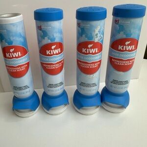 Kiwi Shoe Deodorizer Refreshener Spray 2.2 oz Each Lot Of 4 Rare Hard To Find